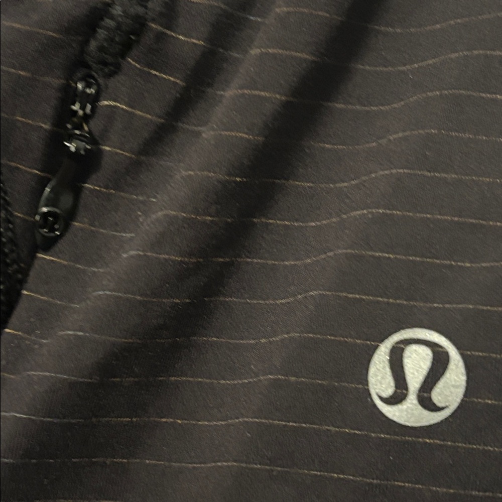 Lululemon Dark Gray Run For Gold Long Sleeve SZ 8 active wear athleisure running - Picture 9 of 12